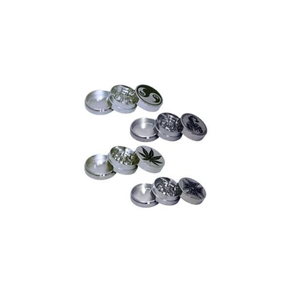 Round metal grinder - various designs