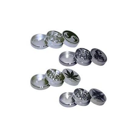 Round metal grinder - various designs