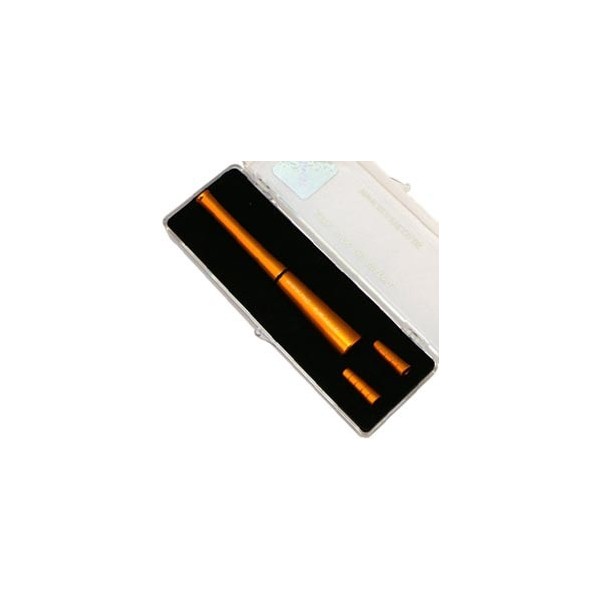 Spliff Stick Chiller Pipe orange in its case