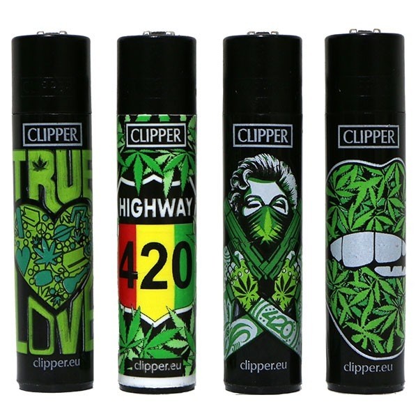 Clipper Lighter - weed designs