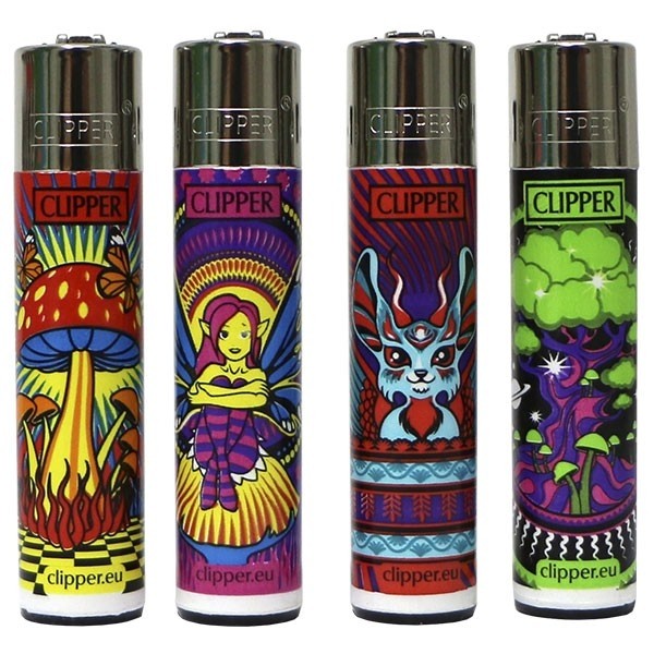 Clipper Lighter - psychedelic design