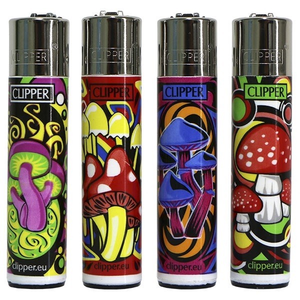 Clipper Lighter - mushrooms