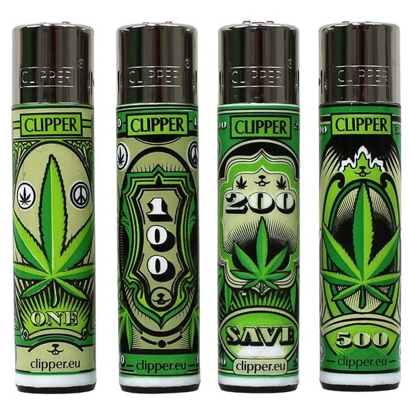 Clipper Lighter - weed dollars