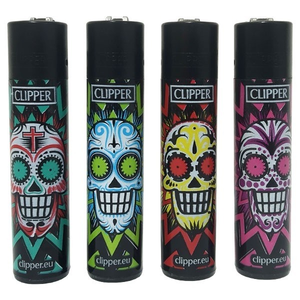 Clipper Lighter - skulls