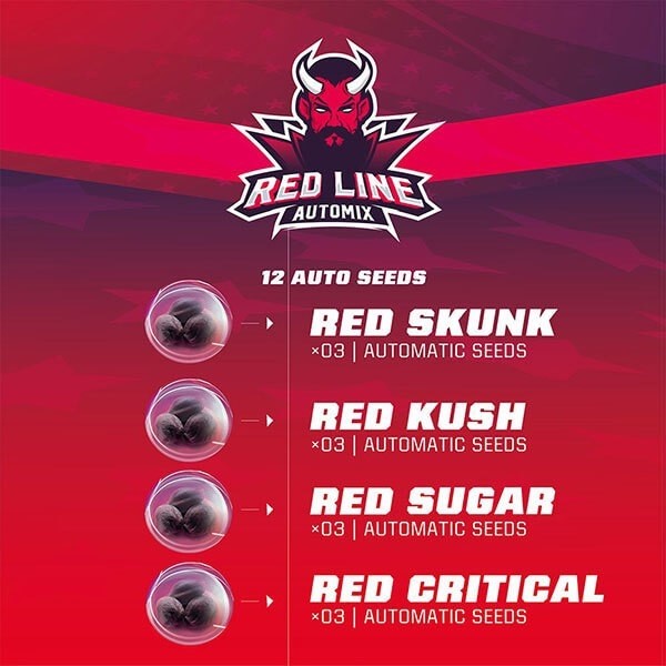 View Red Line Automix Cannabis Strains