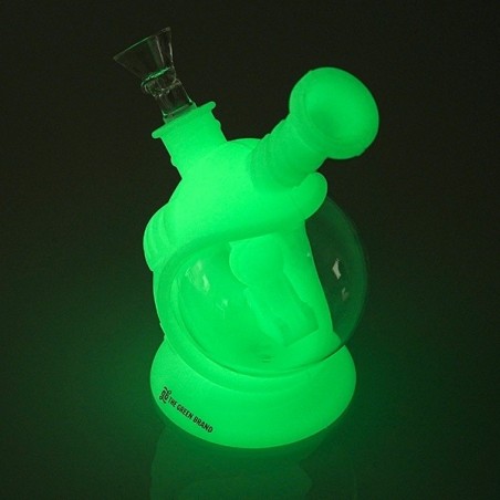 GB Glow in the Dark Silicone Space Capsule Bong