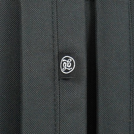 Black GB Backpack with Keychain