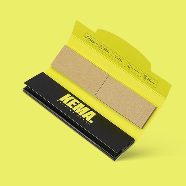 View KEMA King Size Slim Rolling Papers + Filter Tips - GB The Green Brand