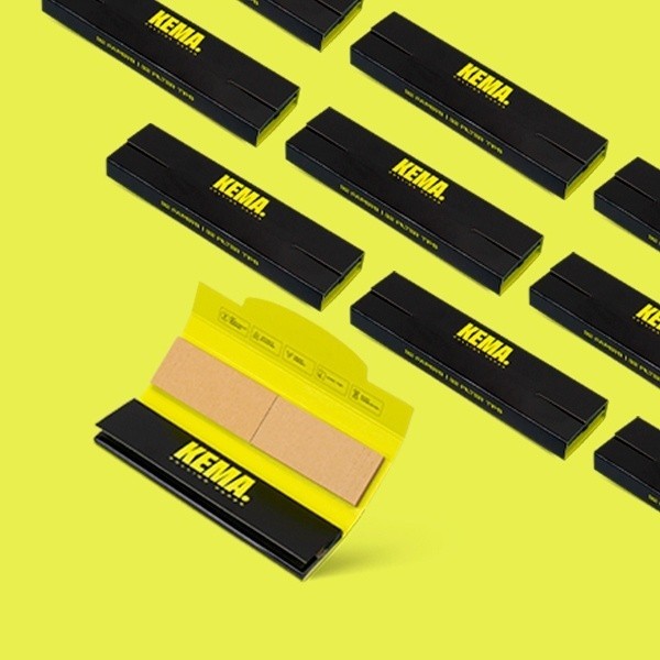 KEMA King Size Slim Rolling Papers + Filter Tips