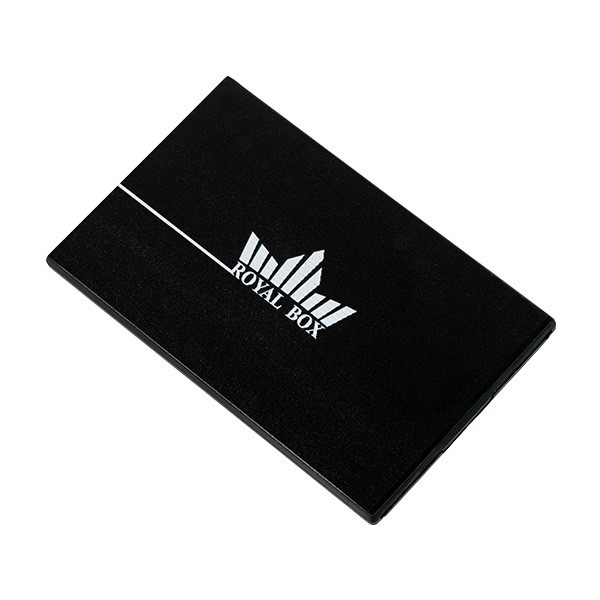 Closed matte black Royal Box