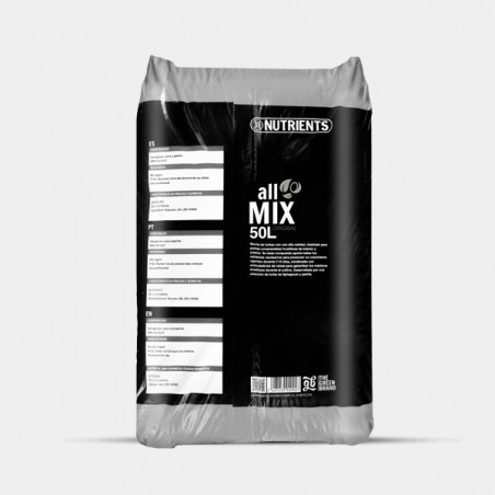 All Mix GB Nutrients back label and characteristics