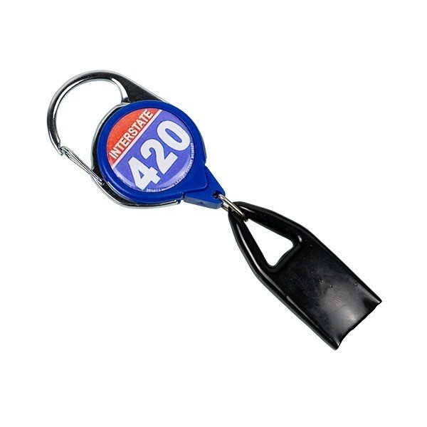 Retractable Lighter Leash 420 interstate blue