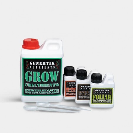Growth Fertilizer Pack by Genehtik Nutrients - Grow Barato