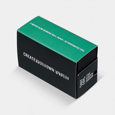 Long Slim GB 5m Rolling paper + 50 Filters - GB The Green Brand