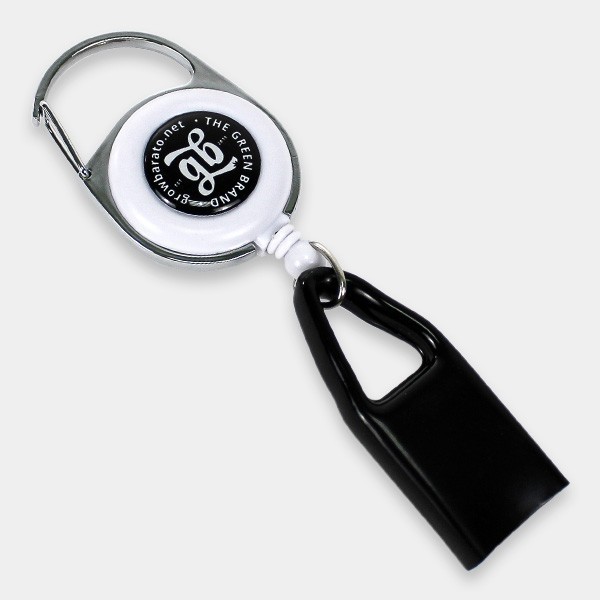 View GB White Extendable Lighter Holder - Grow Barato