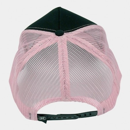 GB The Green Brand logo trucker cap pink