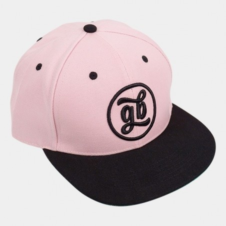 GB The Green Brand pink flat cap