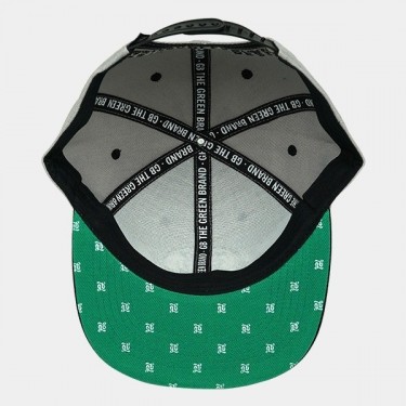 GB The Green Brand flat cap, gray interior