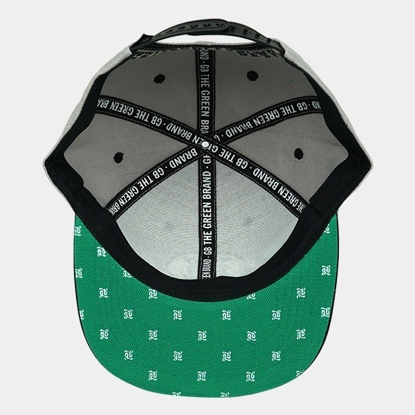 GB The Green Brand Flat Peak Cap
