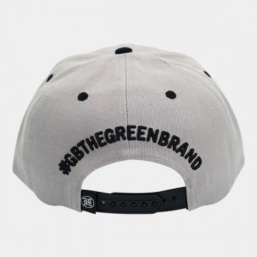 GB The Green Brand flat cap, gray, back interior
