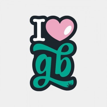 Ornamental GB Sticker