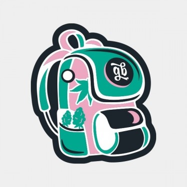 Ornamental GB Sticker
