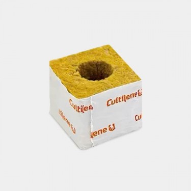 75 x 75 x 58mm Rockwool Plugs  - Grow Barato