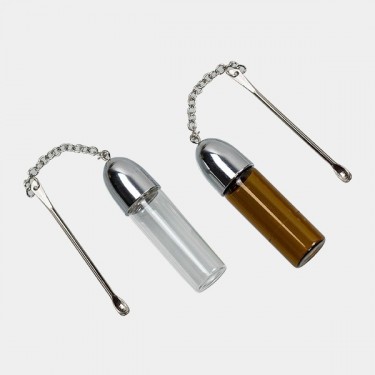 Snuff bottle with a spoon - GB The Green Brand