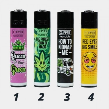 Weed Slogan 14 Clipper Lighter