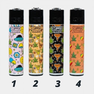 Leaf Pattern Clipper Lighter