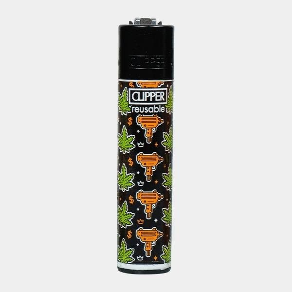 Leaf Pattern Clipper Lighter 3