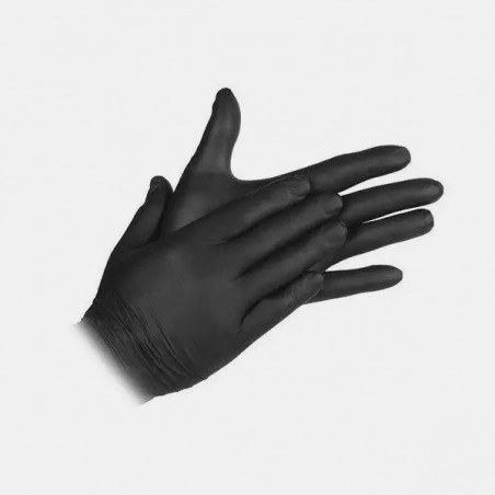 Black Nitrile Gloves (100 units)