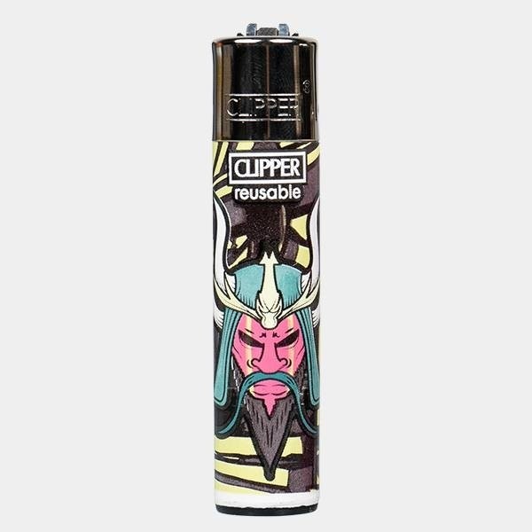 Samurai Masks Clipper Lighter