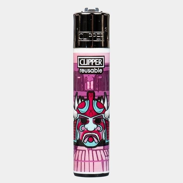 Samurai Masks Clipper Lighter