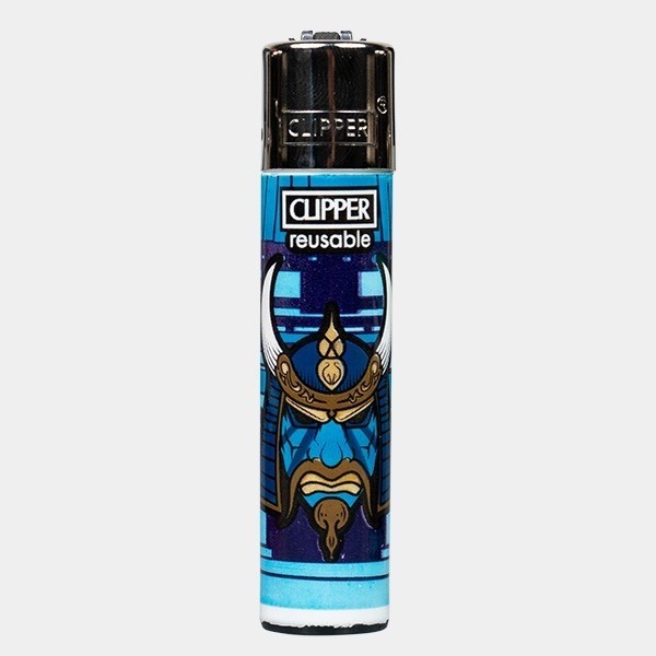 Samurai Masks Clipper Lighter - GB The Green Brand