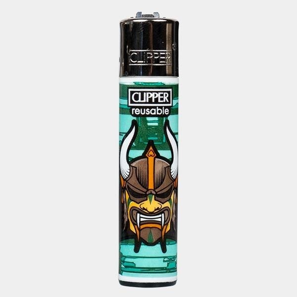 Samurai Masks Clipper Lighter
