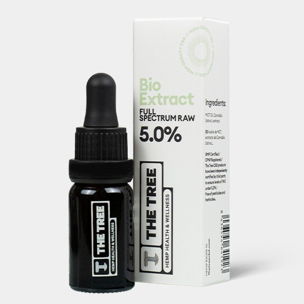 View The Tree Raw 5% CBD Oil - GB The Green Brand