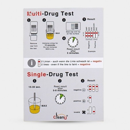 Multi Drug Test instructions