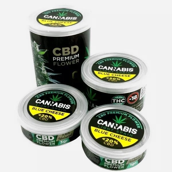 Cannabis Light Spain Hemp Flowers blue cheese