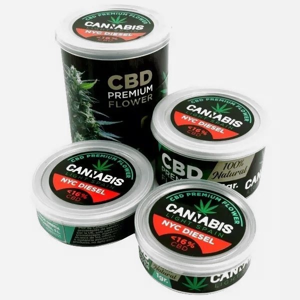 Cannabis Light Spain Hemp Flowers NYC Diesel