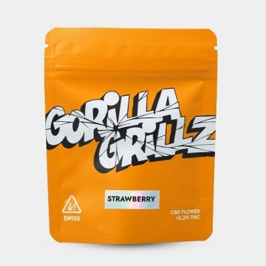 Gorilla Grillz Outdoor Strawberry CBD Flowers
