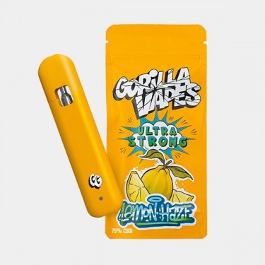 Gorilla Vape Lemon Haze CBD 75% - Gorilla Grillz