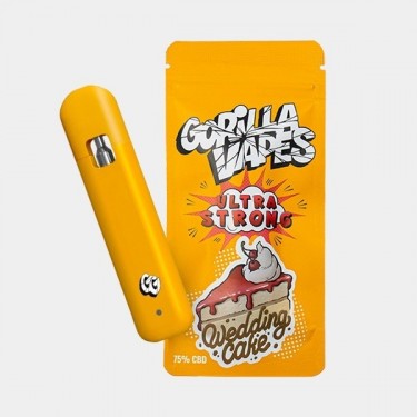 Gorilla Grillz CBD 75% Gorilla Vape 'Wedding Cake'