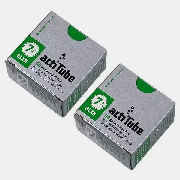 View ActiTube Slim Filter Tips Pack 50x2 - GB The Green Brand