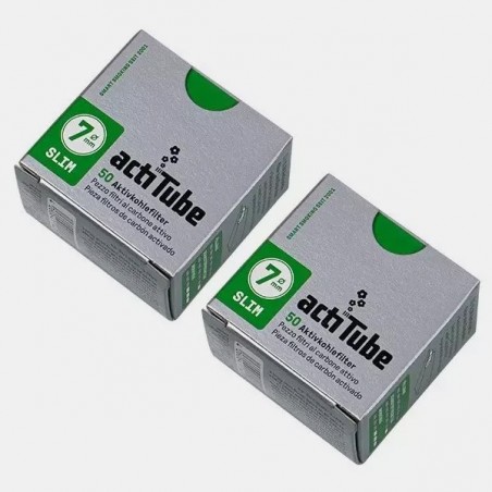 ActiTube Slim Filter Tips Pack 50x2 - GB The Green Brand