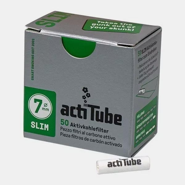 ActiTube Slim Filter Tips Pack 50x2 - GB The Green Brand