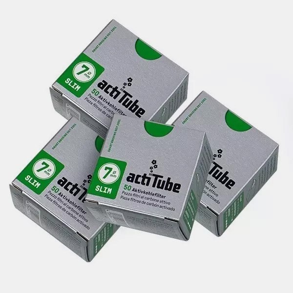 View ActiTube Slim Filter Tips Pack 50x4 - GB The Green Brand