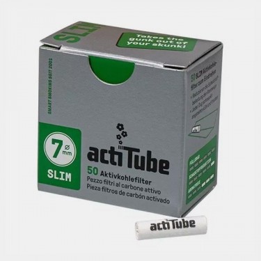 ActiTube Slim Filter Tips Pack 50x6 - GB The Green Brand