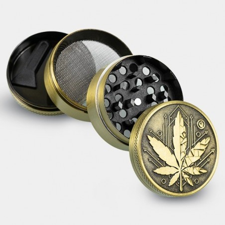 4-Part Fire-Flow Leaf Grinder - GB The Green Brand