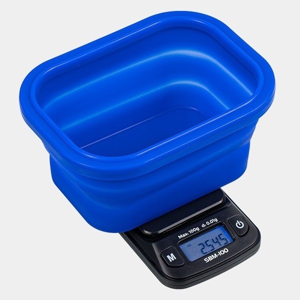 View SBM-100 Blue Silicone Bowl Scale (100G X 0.01G) - GB The Green Brand